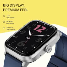 boAt 1000004679 Wave Astra 4 HD Display, Bluetooth Calling, Functional Crown, Metallic Finish, Deep Blue Smartwatch