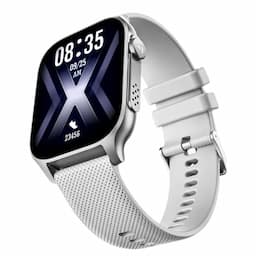 boAt 1000003680 Ultima Ember 1.96-inch AMOLED Display, Cloud Watch Faces, Functional Crown, BT Calling, Silver Mist Smartwatch