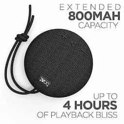 boAt 1000002585 Stone 193, 5W RMS Sound, 4H Playback, Bluetooth 5.0, IPX7, Pitch Black Bluetooth Speaker