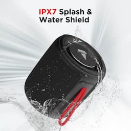boAt 1000002589 Stone 352, 10W Stereo Sound, 12H Playback, TWS, IPX7, Raging Black Bluetooth Speaker