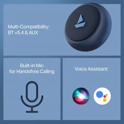 boAt 1000003752 Stone 108, 3W Sound, 12H Playback, TWS, IPX4, Tropical Blue Bluetooth Speaker