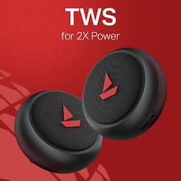 boAt 1000003753 Stone 108, 3W Sound, 12H Playback, TWS, IPX4, Raging Black Bluetooth Speaker