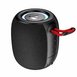 boAt 1000003756 Stone 208, 5W Sound, 8H Playback, TWS, RGB Lights, Raging Black Bluetooth Speaker