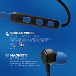boAt 1000001545 Rockerz 103 Pro Bluetooth Neckband with 20Hrs Playback, Bluetooth 5.2 and IPX4 - Blue