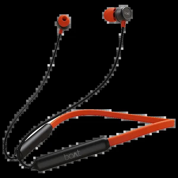 boAt 1000001548 Rockerz 195 Pro Bluetooth Neckband with 20Hrs Playback, Bluetooth 5.0 and IPX4 - Fiery Black