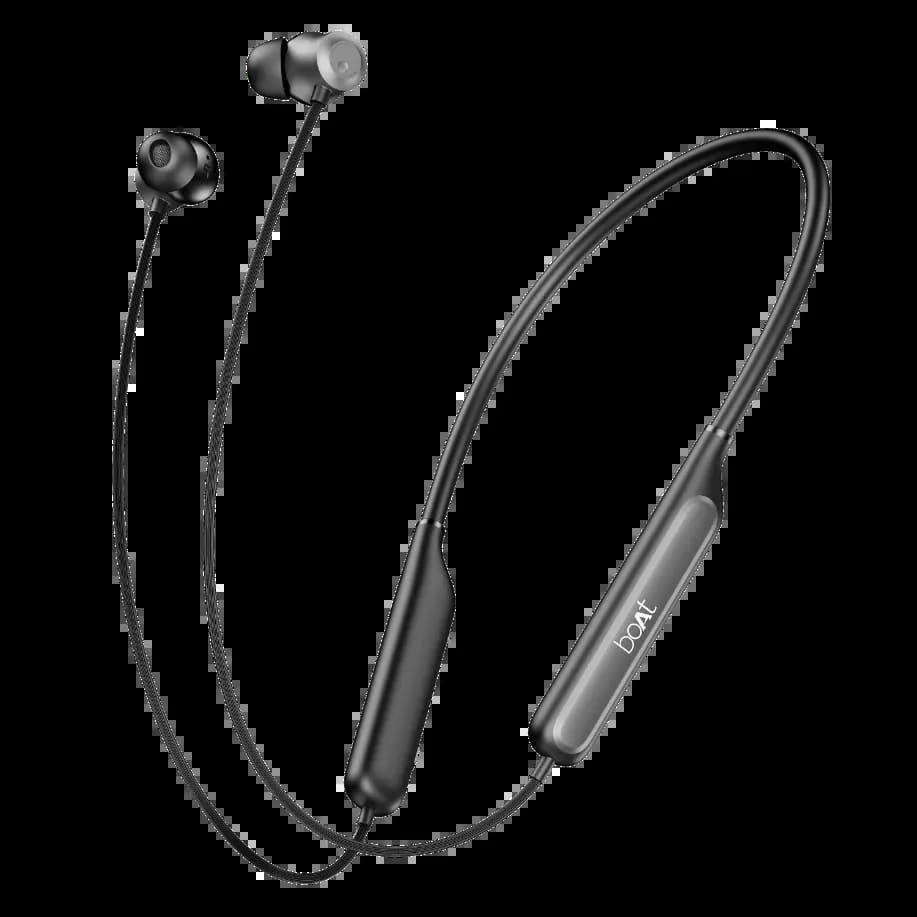 boAt 1000003512 Rockerz 210 ANC Bluetooth Neckband with 30dB ANC, 40Hrs Playback and 13mm Drivers - Onyx Black