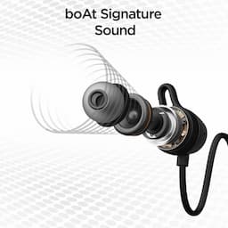 boAt 1000002967 Rockerz 109 Bluetooth Neckband with 18Hrs Playback, Bluetooth 5.3 and IPX4 - Active Black