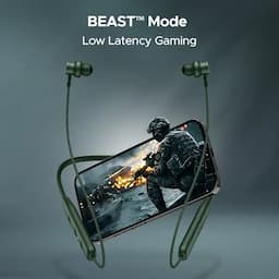 boAt 1000002966 Rockerz 110 Bluetooth Neckband with 40Hrs Playback, Bluetooth 5.3 and IPX5 - Fern Green