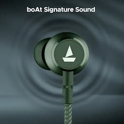 boAt 1000002966 Rockerz 110 Bluetooth Neckband with 40Hrs Playback, Bluetooth 5.3 and IPX5 - Fern Green