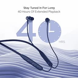 boAt 1000002971 Rockerz 111 Bluetooth Neckband with 40Hrs Playback, Bluetooth 5.3 and IPX5 - Blue