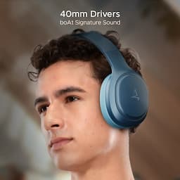 boAt 1000003926 Rockerz 430 40Hrs Playback, 40mm Drivers, BEAST Mode, Bluetooth 5.4 - Starry Night Wireless Headphones