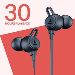 boAt 1000004514 Rockerz Strive 30Hrs Playback, 10mm Drivers, 60ms BEAST Mode, Bluetooth 5.3 - Bold Blue Wireless Headphones