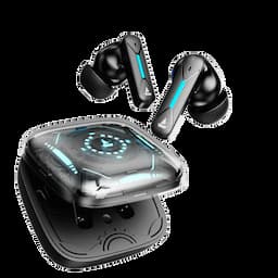 boAt 1000003400 Immortal Airspeed Pro 40ms BEAST Mode, 32dB ANC, 10mm Drivers, Bluetooth 5.3 - Black Sabre Gaming Earbuds