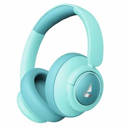 boAt 1000004552 Rockerz Plus 450 ANC, 40dB ANC, 80H Playback, 40mm Drivers, Bluetooth 6.0 - Aqua Blue Wireless Headphones