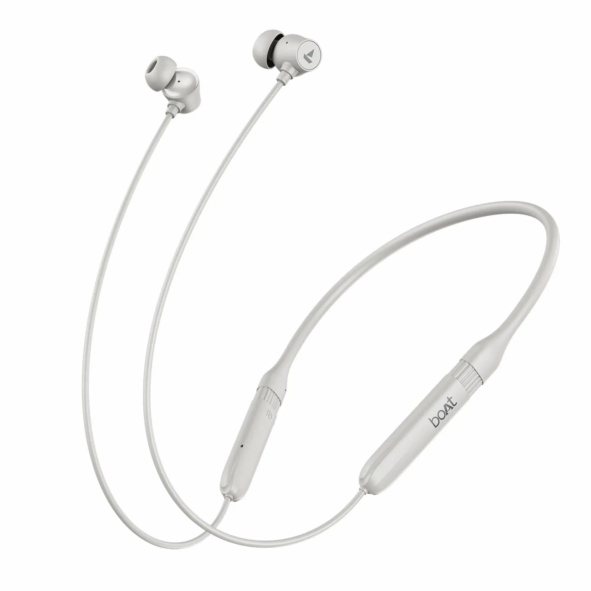 boAt 1000004093 Rockerz Zen ANC 40Hrs Playback, 30dB ANC, 10mm Drivers, 40ms BEAST Mode - Ivory White Wireless Headphones