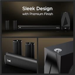 boAt 1000000199 Aavante Bar 3100D 260W RMS, 5.1 Channel, Dolby Digital, Bluetooth 5.0 - Black Soundbar