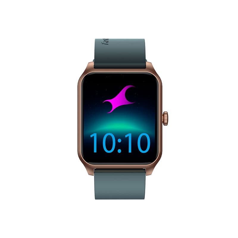 Fastrack 38096PP04 Reflex Beat Pro Smart Dial Silicone Strap For Unisex, Green