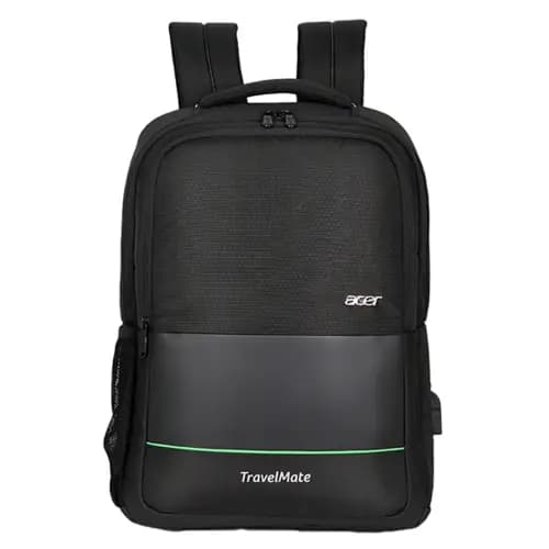 Acer 5W.50664.023, Commercial Backpack Premium Black with Embossed Design with 22 L Capacity