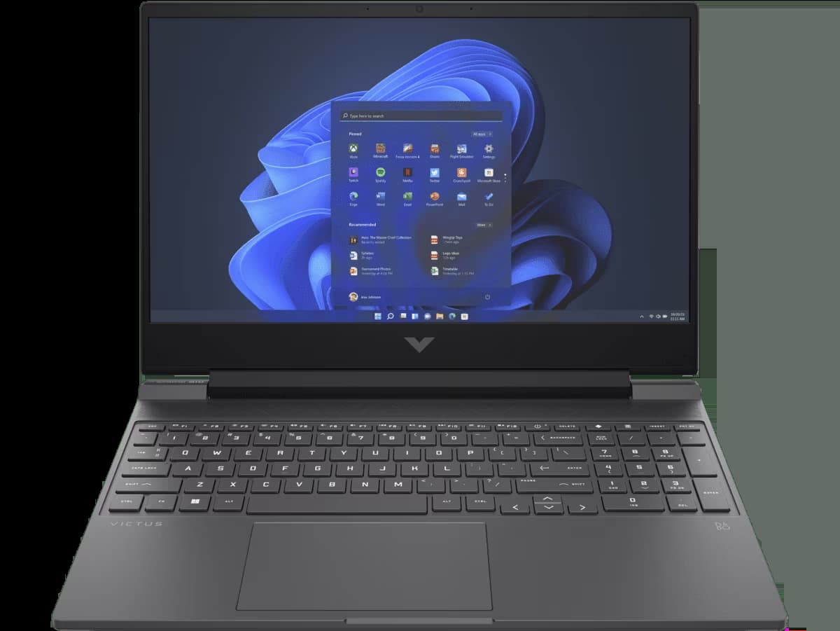 HP 8U1H3PA#ACJ Victus Gaming Laptop 15-FA1124TX Intel Core i5-12450H Processor, NVIDIA GeForce RTX 2050, 8 GB RAM, 512 GB SSD, 15.6 Inch Display - Mica Silver, Black Chrome Logo